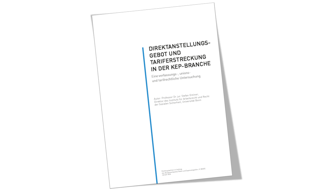 Gutachten Direktanstellungsgebot und Tariferstreckung